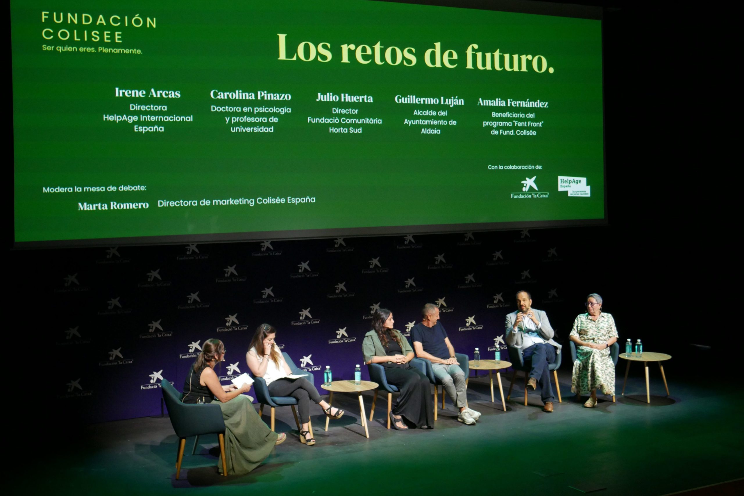 La mesa redonda "Los retos de futuro"